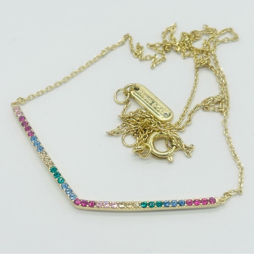 Rhode & Co Rainbow Pave Necklace